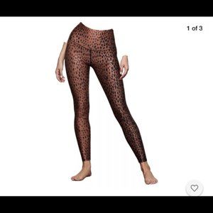 Good American High Rise Cheetah Print Leggings